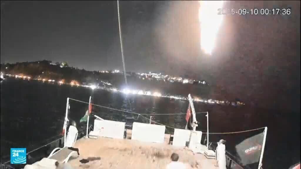 هجوم جديد بمسيرة على قارب من أسطول مساعدات متجه إلى غزة قبالة تونس