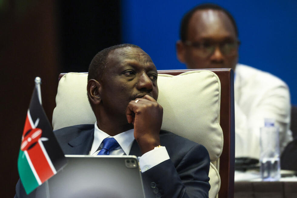 El presidente de Kenia, William Ruto, asiste a la reunión de alto nivel sobre la cooperación de alta calidad entre el Cinturón y la Ruta durante el Foro de Cooperación China-África (FOCAC) en Pekín el 5 de septiembre de 2024.