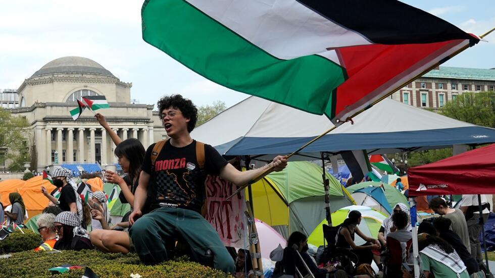 Columbia University suspends students protesting Gaza war as they defy