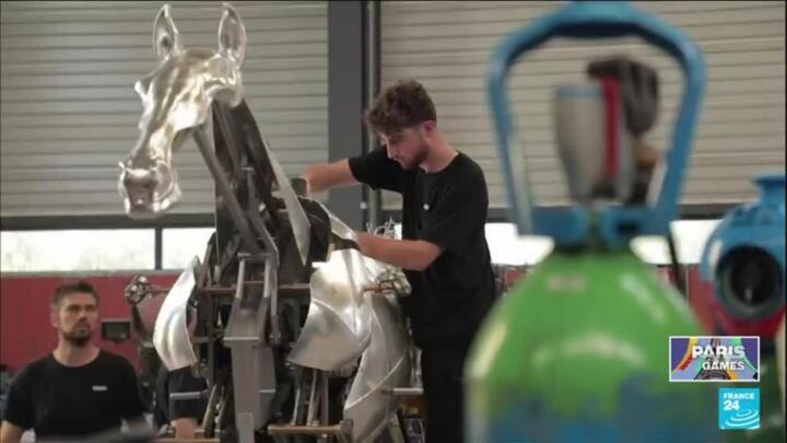 The making of Olympics opening ceremony’s galloping silver horse