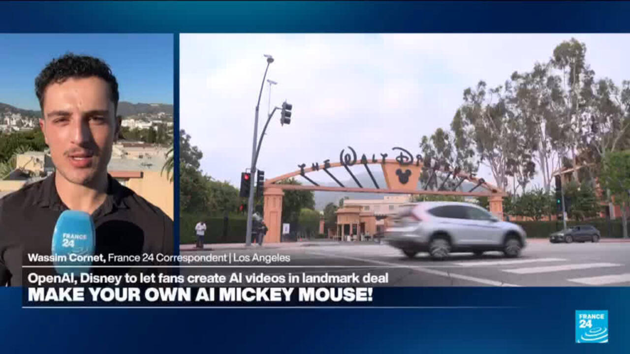 Disney to invest $1bn in OpenAI to let fans create AI videos