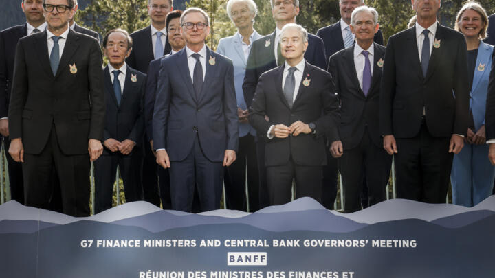 G7 Finance Ministers meet in Banff, Canada on Wednesday, May 21, 2025.