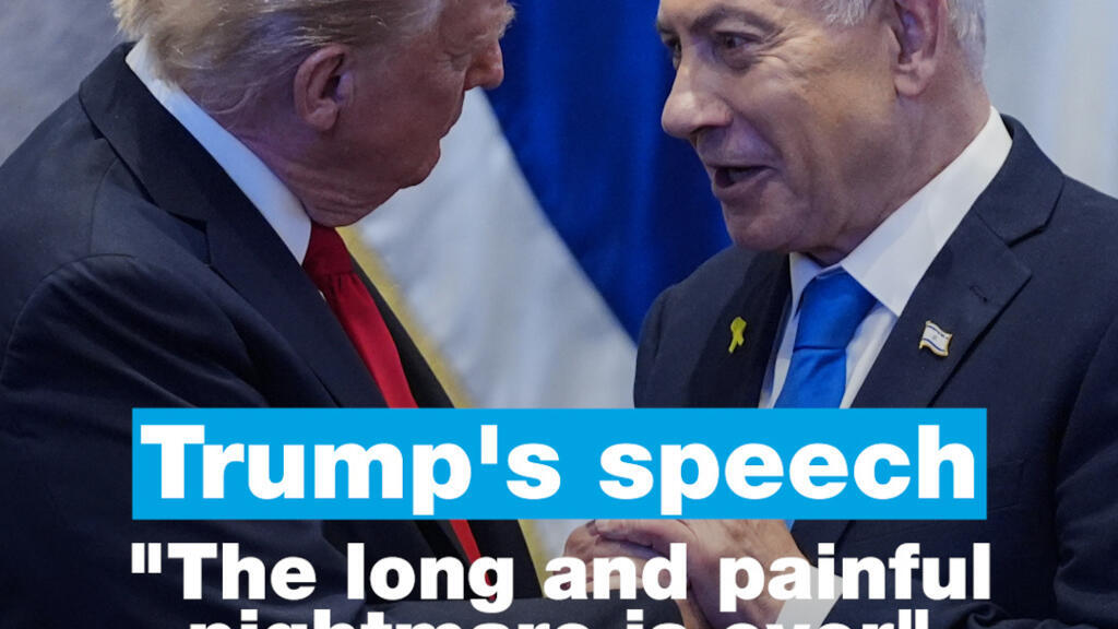 Trump’s speech: “The long and painful nightmare is over”