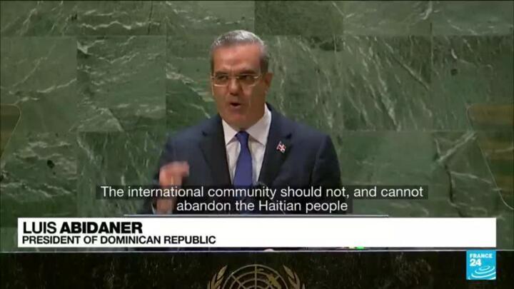 UNGA: 'The international community cannot abandon Haiti,' says Dominican president