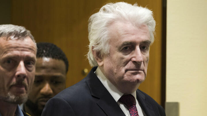 UN judges increase ex-Serb leader Karadzic's sentence to life in prison for Bosnian genocide