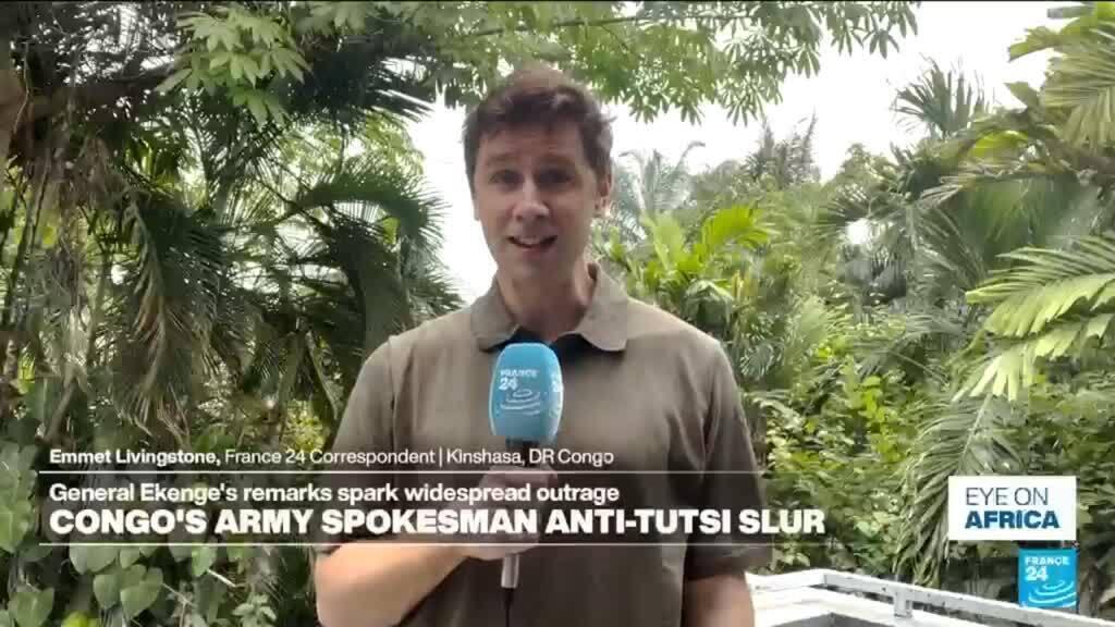 De legerwoordvoerder van de DRC is geschorst na anti-Tutsi-uitlatingen tijdens een televisietoespraak