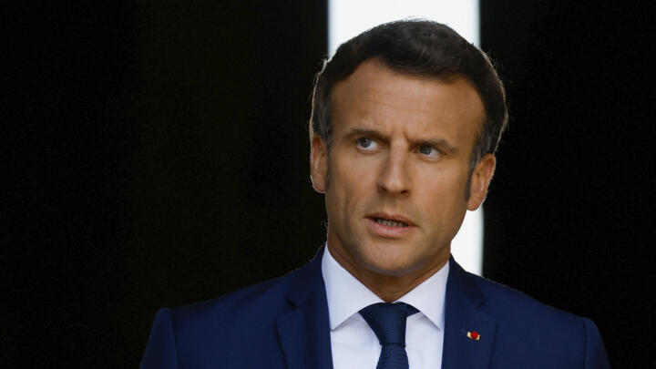 French President Emmanuel Macron pictured in Paris, Wednesday, June 1, 2022.