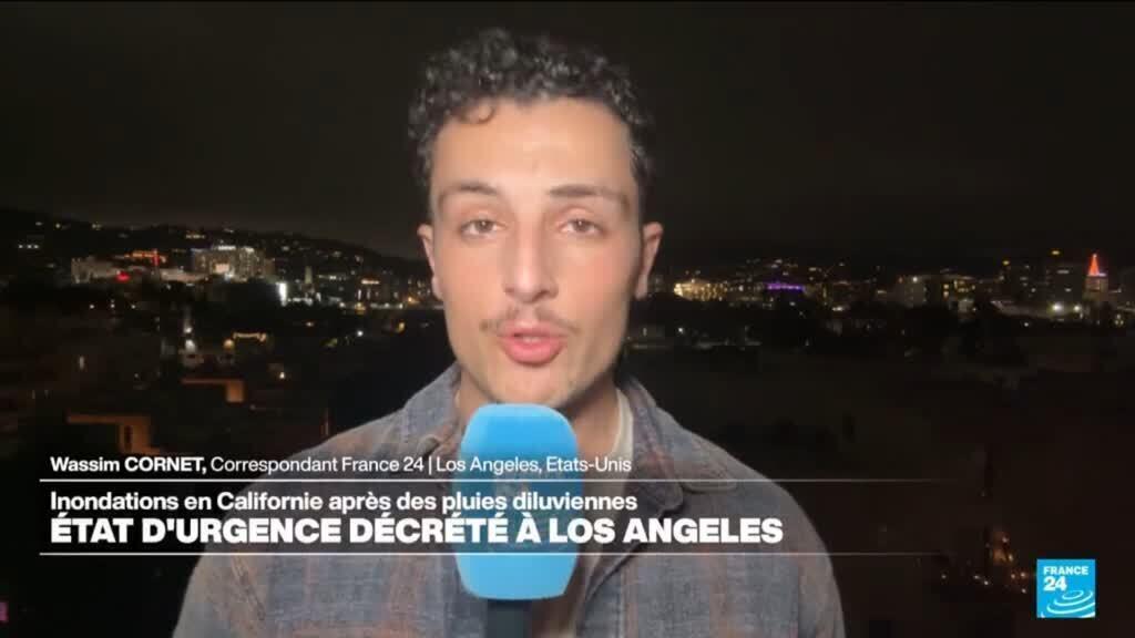 Inondations en Californie : l'état d'urgence décrété à Los Angeles