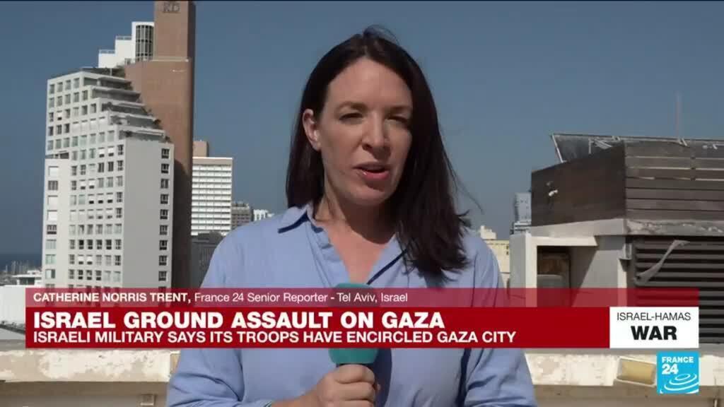 Israeli military says its troops have encricled Gaza City