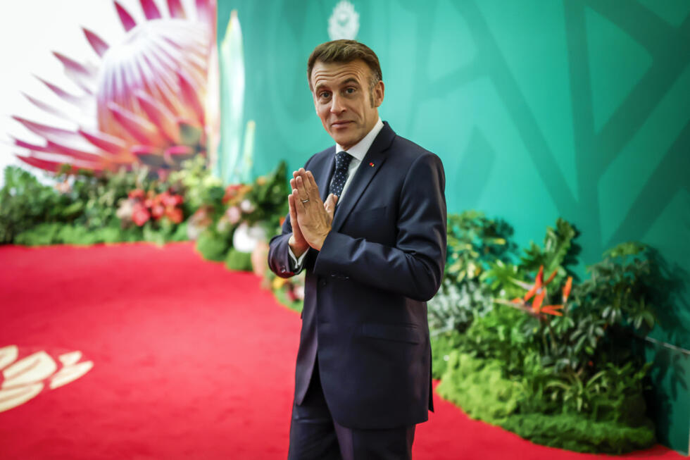 French President Emmanuel Macron is urging the G20 to refocus on economic priorities.