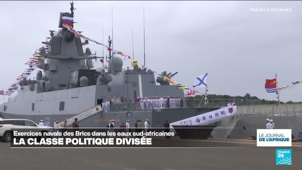 Exercices navals des BRICS dans les eaux sud-africaines, la classe politique divisée.