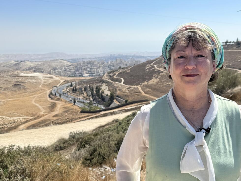 Naomi Kahn, director of the International Division of the pro-settlement movement Regavim. 