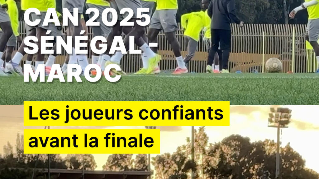 Les joueurs marocains et sénégalais confiants à l'entraînement