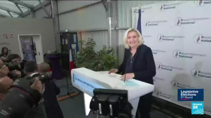 Le Pen’s party makes historic breakthrough in French parliament