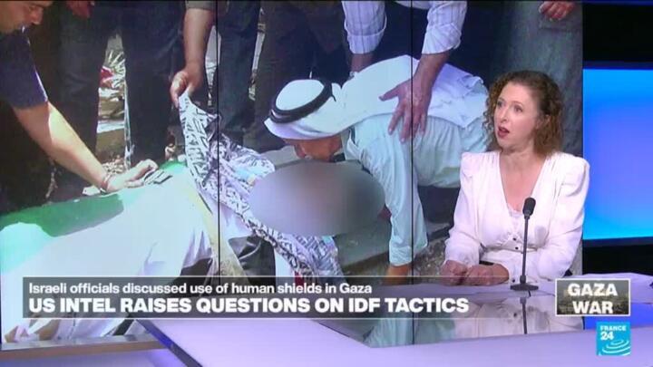 US intel revealed Israeli officials discussing use of human shields in Gaza