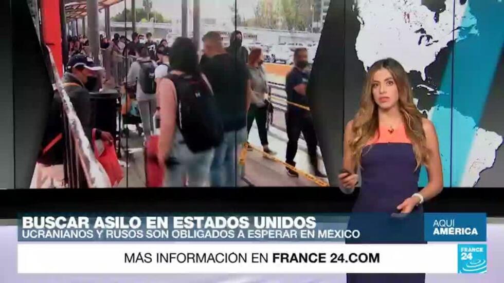 La ruta migratoria de los refugiados de Ucrania a través de México