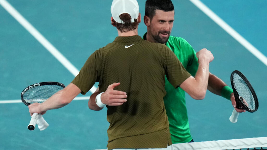 Open d'Australie : Djokovic bat Sinner en cinq sets et retrouvera Alcaraz en finale