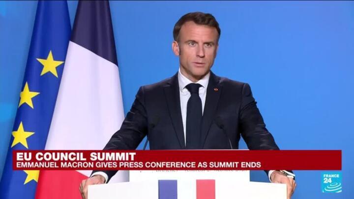 REPLAY: French President Macron gives press conference as EU summit ends