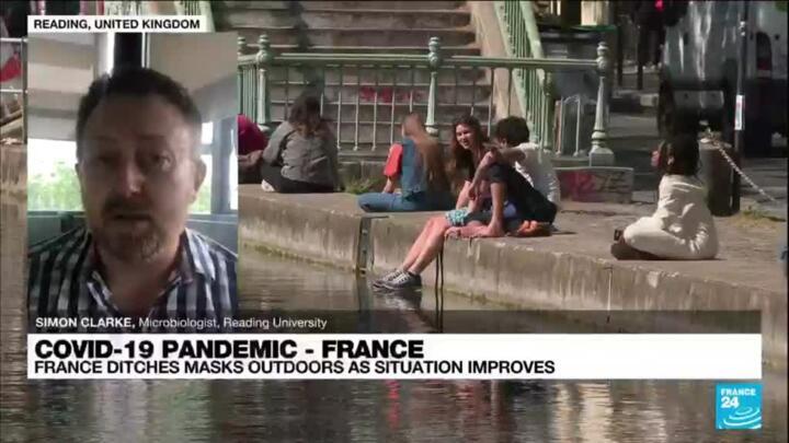 France ditches masks outdoors as situation improves