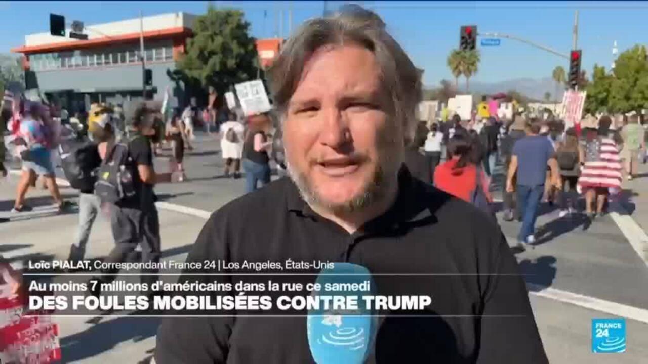 Au moins 7 millions d'américains mobilisés contre Donald Trump