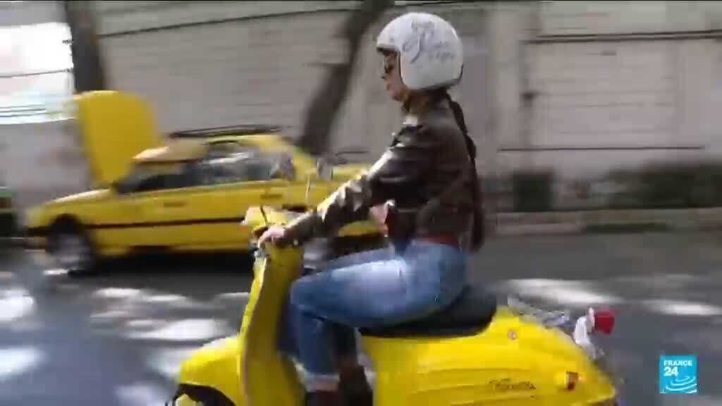 Iranian women challenge driving restrictions on motorcycles