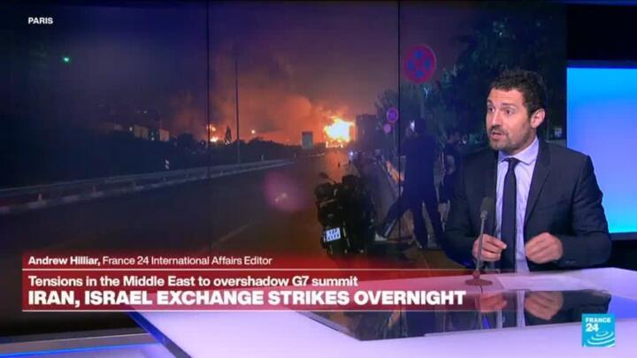 Tensions in the Middle East: Iran and Israel exchange strikes overnight