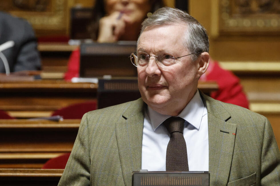 Le sénateur Philippe Bas, le 7 novembre 2023 au Sénat, à Paris.
