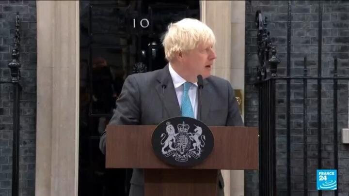Johnson gives farewell speech before Truss takes over