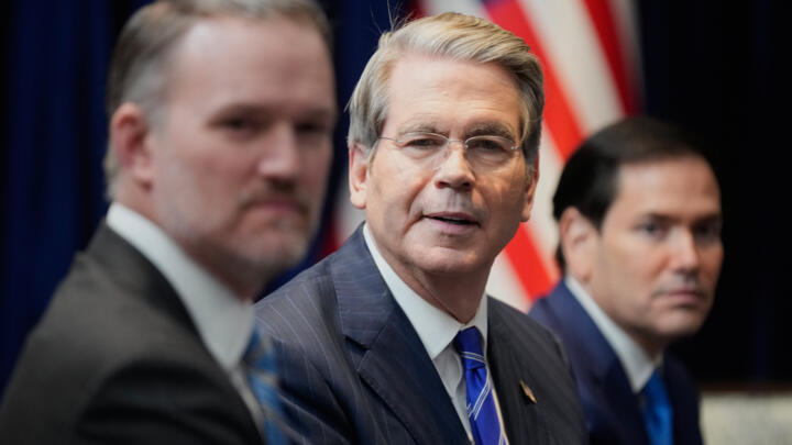 A photo of US Treasury Secretary Scott Bessent taken during a meeting between President Donald Trump and Brazil's President Luiz Inacio Lula da Silva on the sidelines of the ASEAN Summit in Kuala Lumpur, Malaysia, Sunday, October 26, 2025.