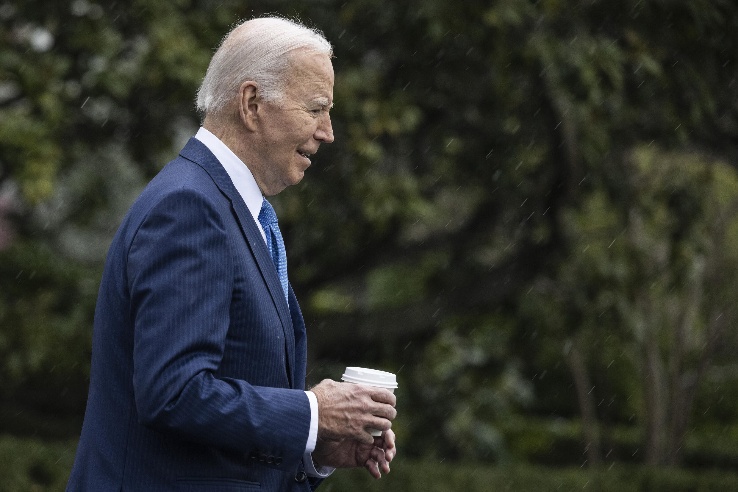 Joe Biden quitte la Maison Blanche pour l'hopital militaire Walter Reed, mercredi 28 février 2024 à Washington