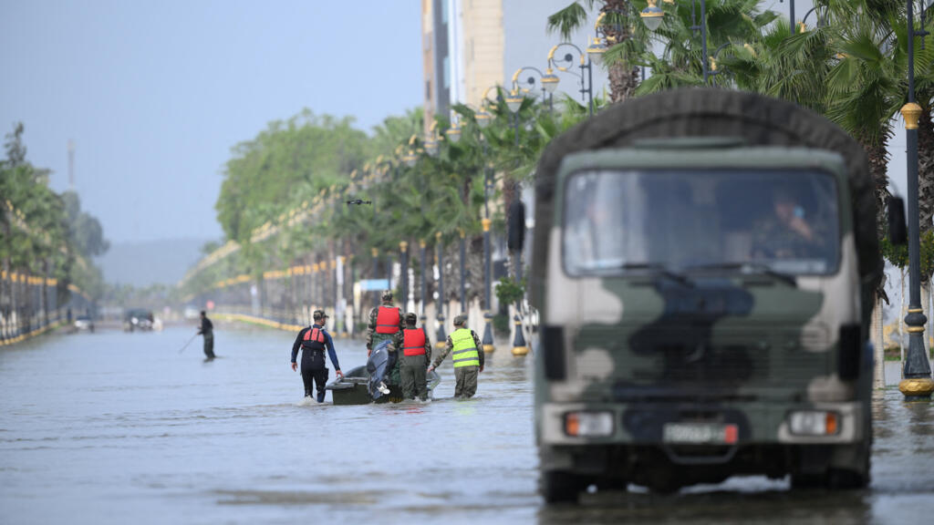In pictures: Northern Morocco floods force evacuation of 50,000 people