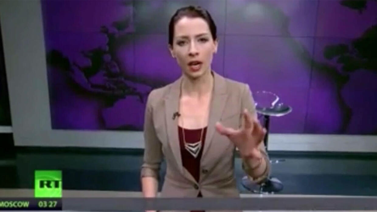 Kremlin-funded news anchor speaks out against Russia
