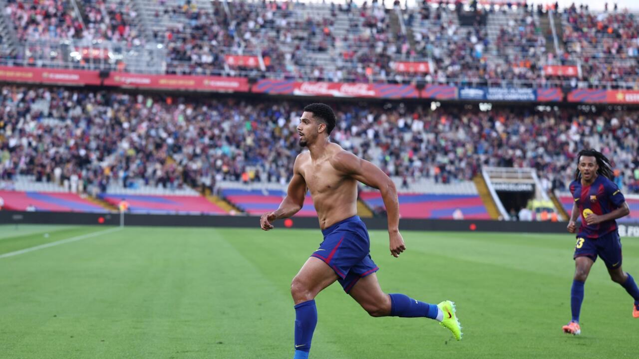 بطولة إسبانيا: أراوخو ينقذ برشلونة من فخ جيرونا ويمنحه الصدارة موقتا