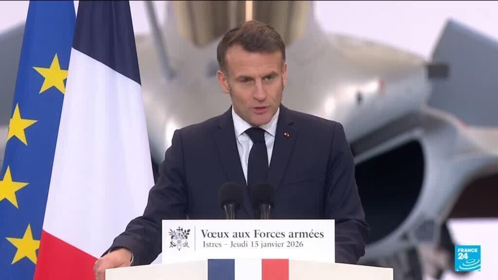 REPLAY - France's Emmanuel Macron maps out his vision for the military in 2026