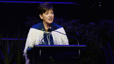 Former New Zealand Governor General Patsy Reddy, in a file photo taken in Christchurch