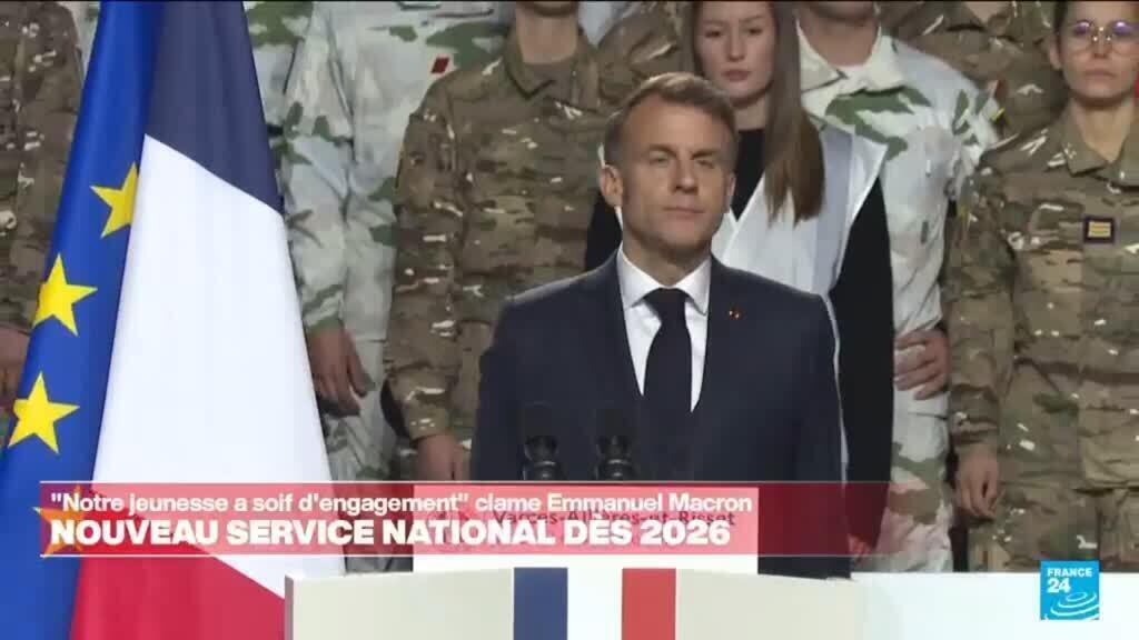 REPLAY - Emmanuel Macron dévoile le nouveau service militaire volontaire