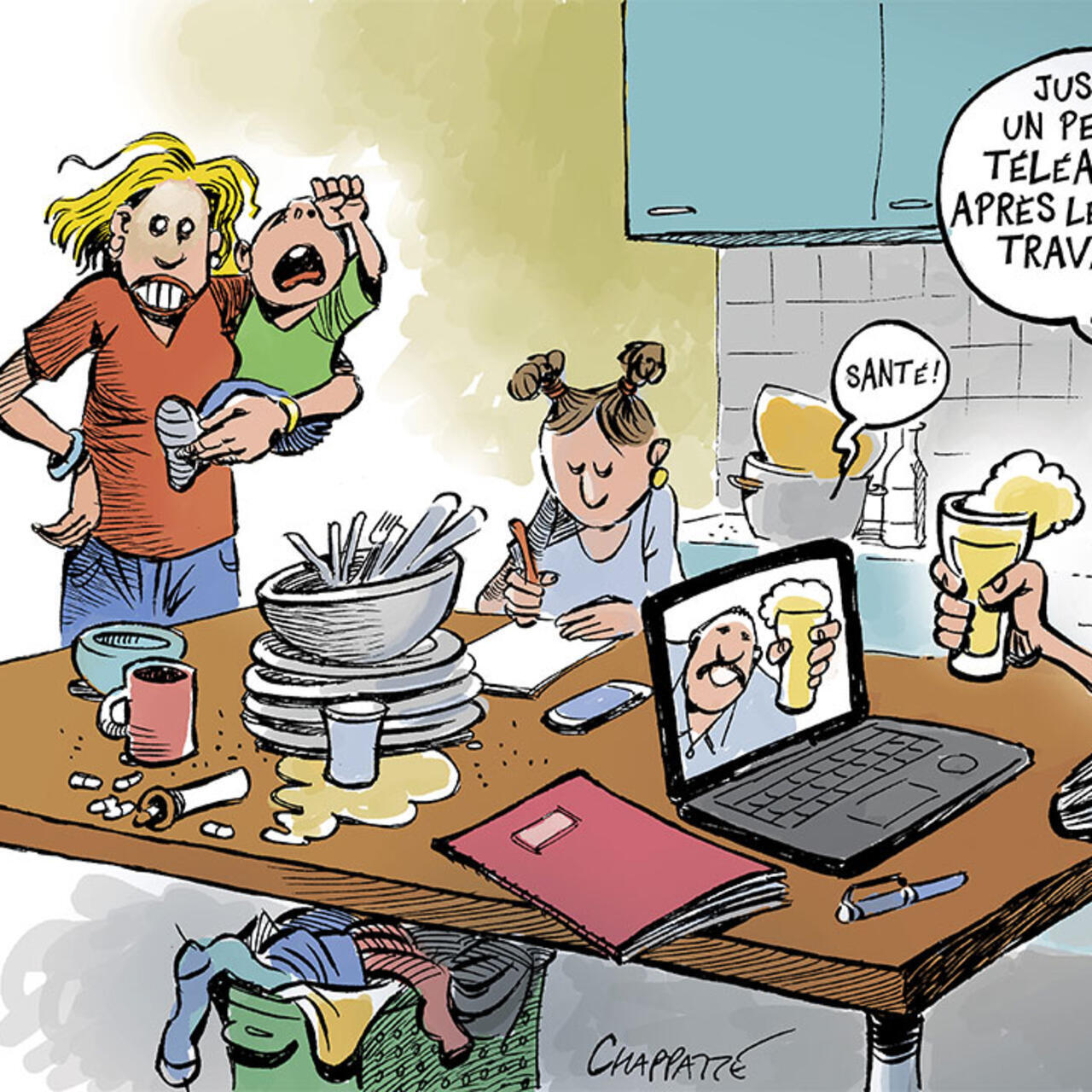 L Actu En Dessin La Vie Quotidienne Au Temps Du Coronavirus