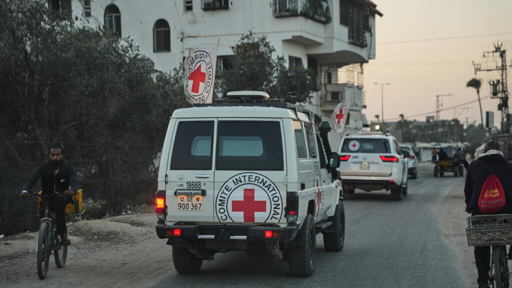 Hamas hands over remains of a deceased hostage to Red Cross in Gaza