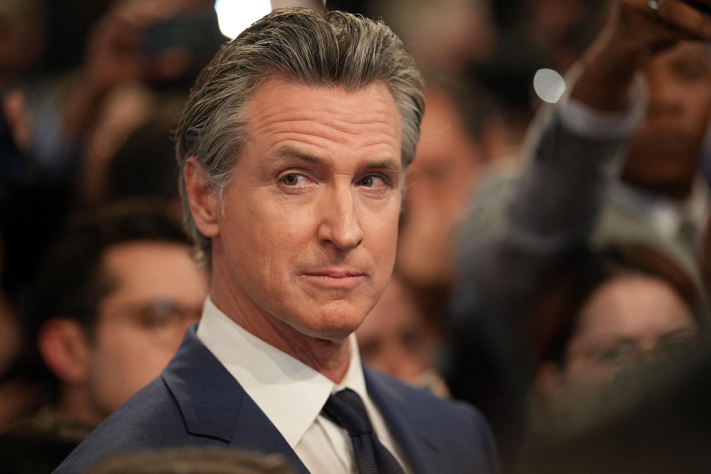 Le gouverneur de Californie, Gavin Newsom, le 27 juin 2024.