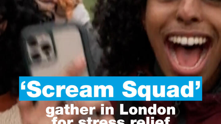 ‘Scream Squad’ gather in London for stress relief