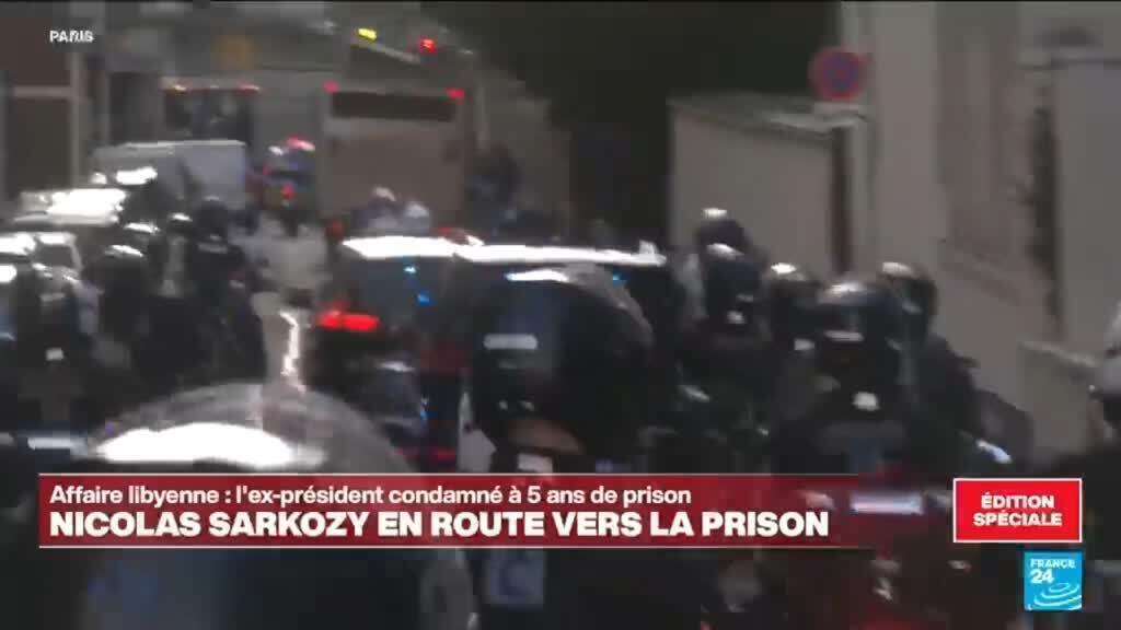 En direct : Nicolas Sarkozy en route vers la prison de la Santé