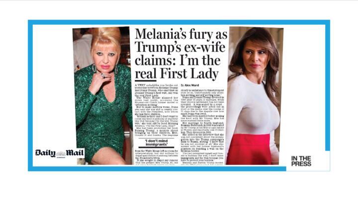 Melania v Ivana: Battle of the (White House) wives?