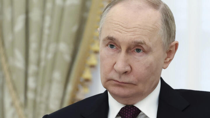 Russian President Vladimir Putin listens to Iranian Foreign Minister Abbas Araghchi during talks at the Kremlin in Moscow, on June 23, 2025.