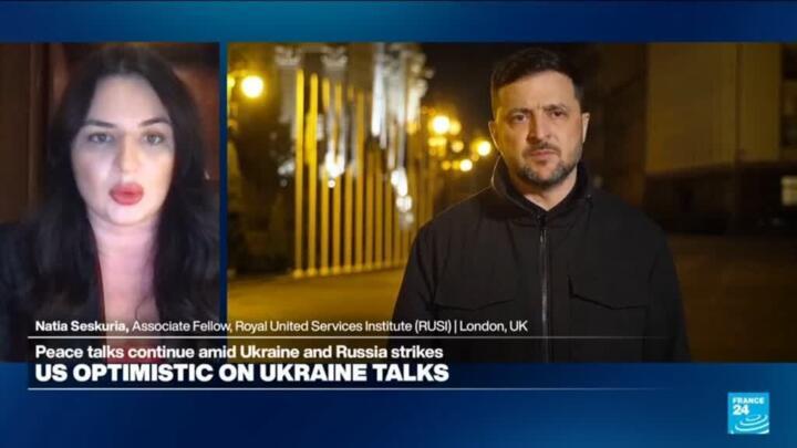 Zelensky told allies 'ready to move forward' with US plan: speech copy