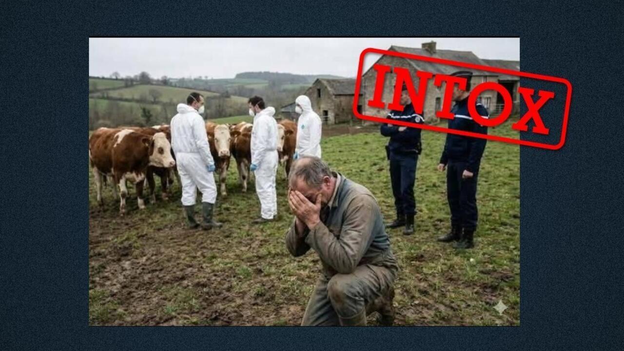 Image créée par IA, radiation de vétérinaires… les intox sur la crise de la dermatose nodulaire