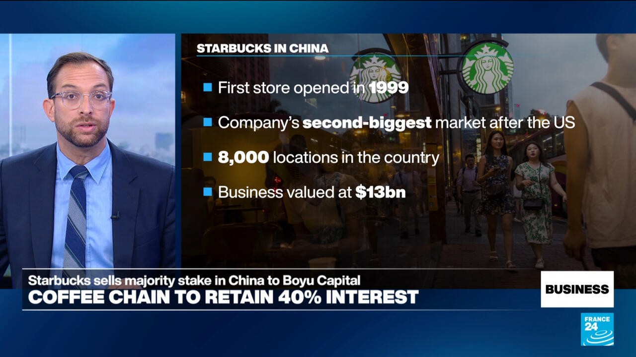 Starbucks sells majority stake in China business amid competition from local rivals