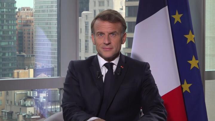 President Emmanuel Macron answered questions from FRANCE 24 and RFI on September 24, 2025 in New York.