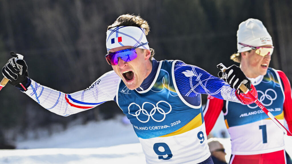 JO 2026 : Mathis Desloges décroche l'argent en skiathlon, première médaille française