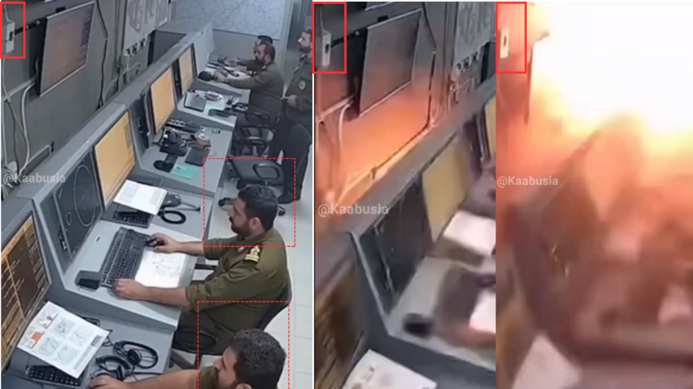 Several disturbing details suggest that the fourth video was generated by AI. One such detail is a plug near the top of the frame, which slightly changes shape throughout the video. The black button on it elongates during the explosion, and a scratch visible at the start disappears.