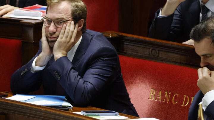 French Minister for the Economy, Finance and Industry Antoine Armand attends a debate session on the 2025 finance bill at the National Assembly, in Paris on October 22, 2024.